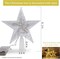6" Small Christmas Star Tree Topper Star with LED - Battery Operated (Warm White)